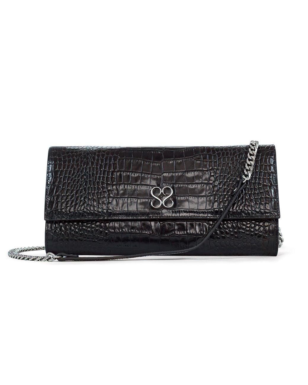 Stessa by Sarah Black The Valentina Croc Clutch