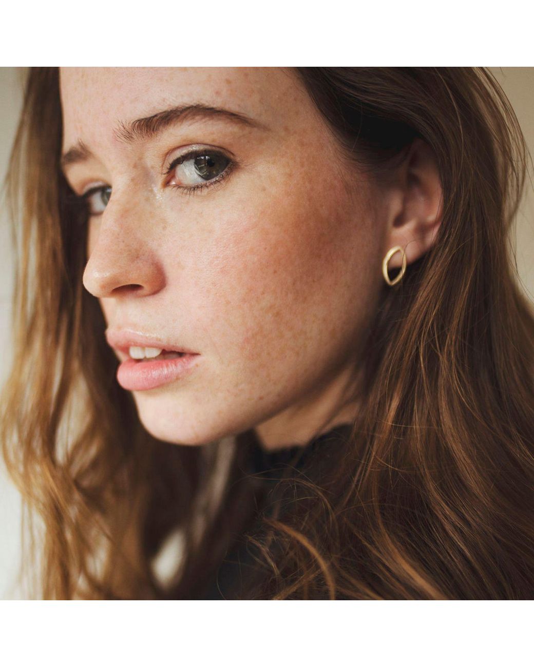 Edge Only Metallic Marquise Slice Earrings
