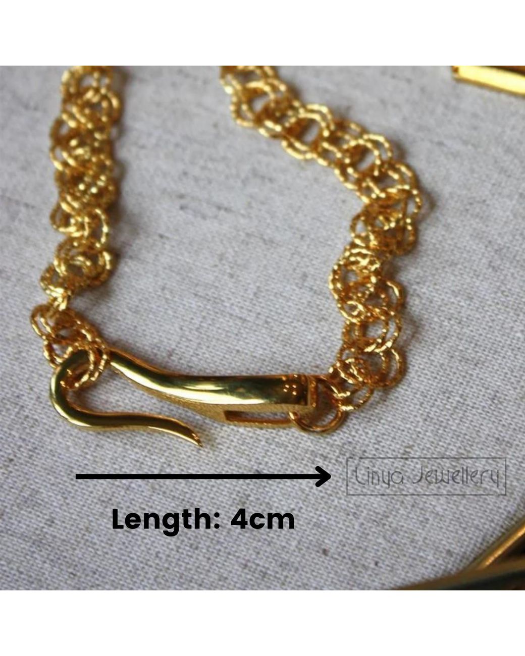 LINYA JEWELLERY Metallic Link Chain Necklace