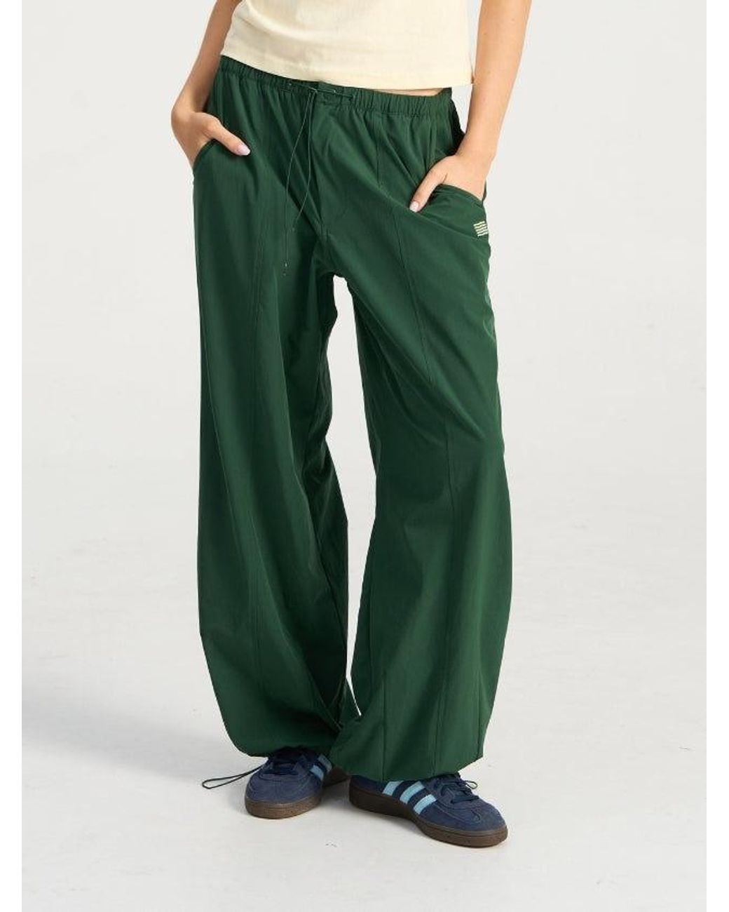 Bondi Active Green Parachute Pant