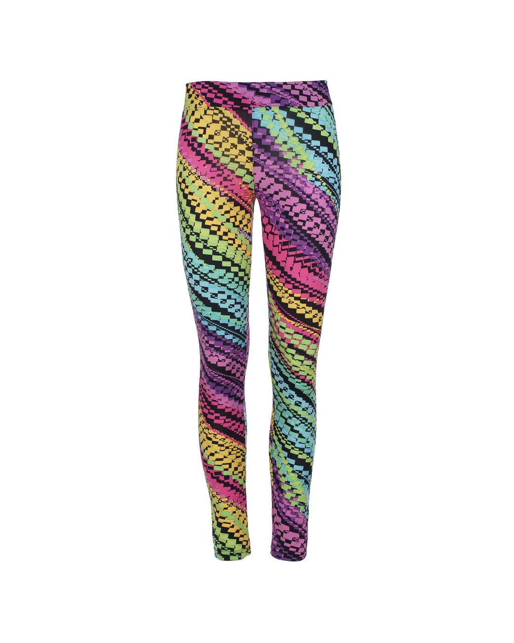 Conquista Lilac Multi-Coloured Print Leggings