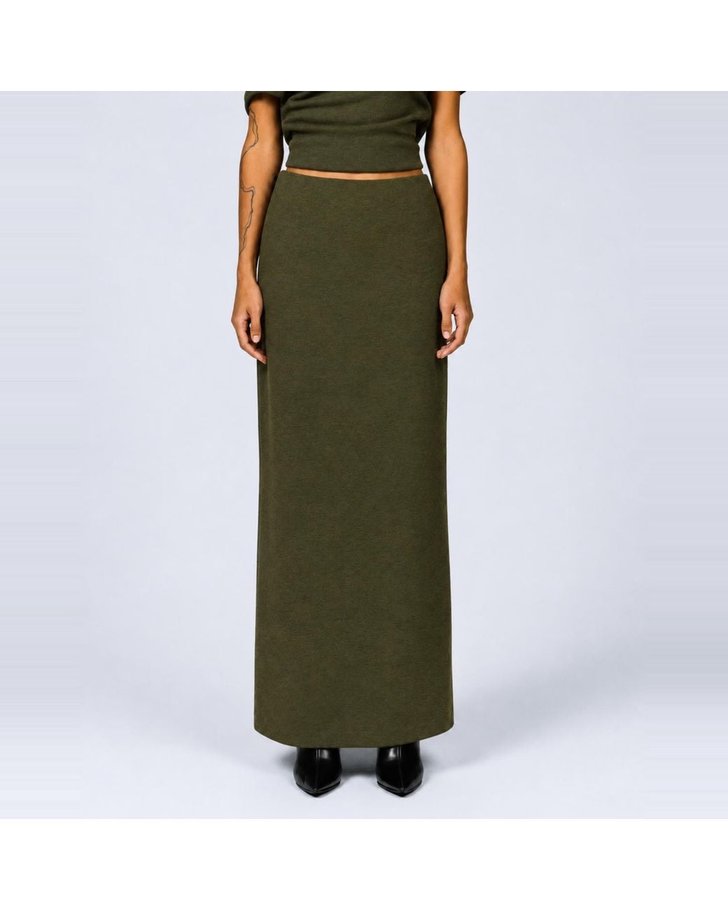 Elamins Green Maxi Skirt