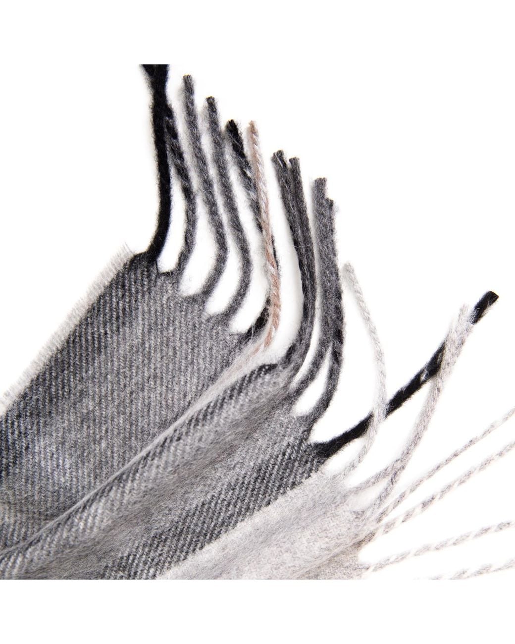 Kinalba Gray Oban Alba Cashmere Scarf for men
