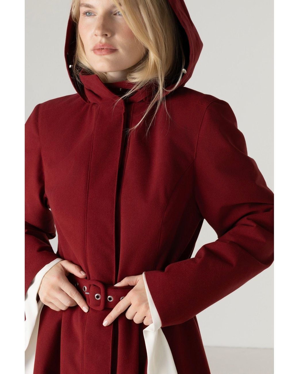 RainSisters Red Winter Coat