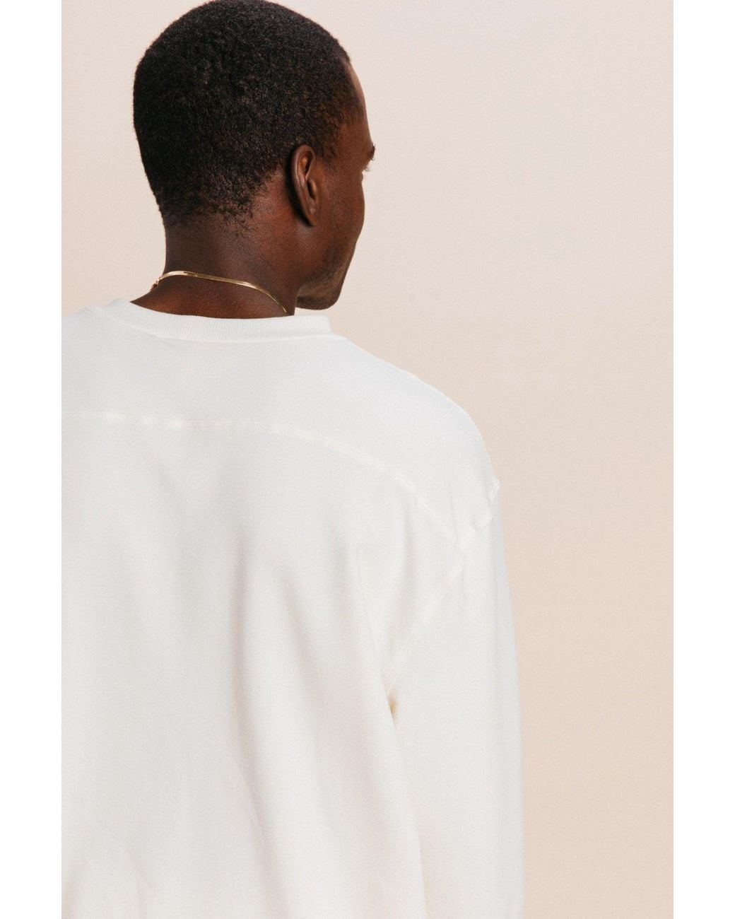 Ocio Leisurewear White Classic Softcore Crew for men