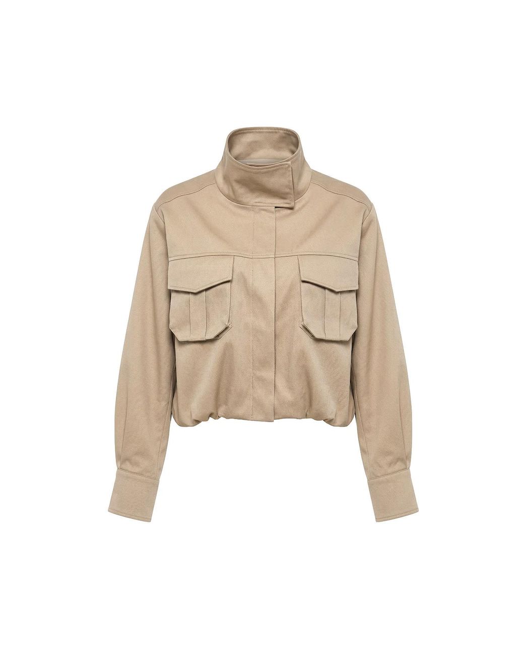 AGGI by HALEWSKI Natural Neutrals Roza Misty Sand Jacket