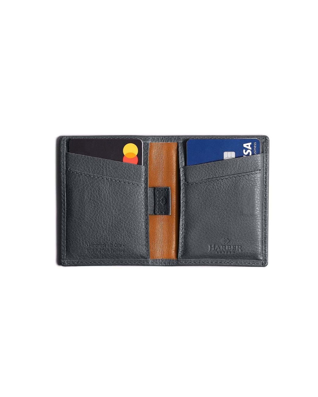 Harber London Black Rfid Card Wallet for men