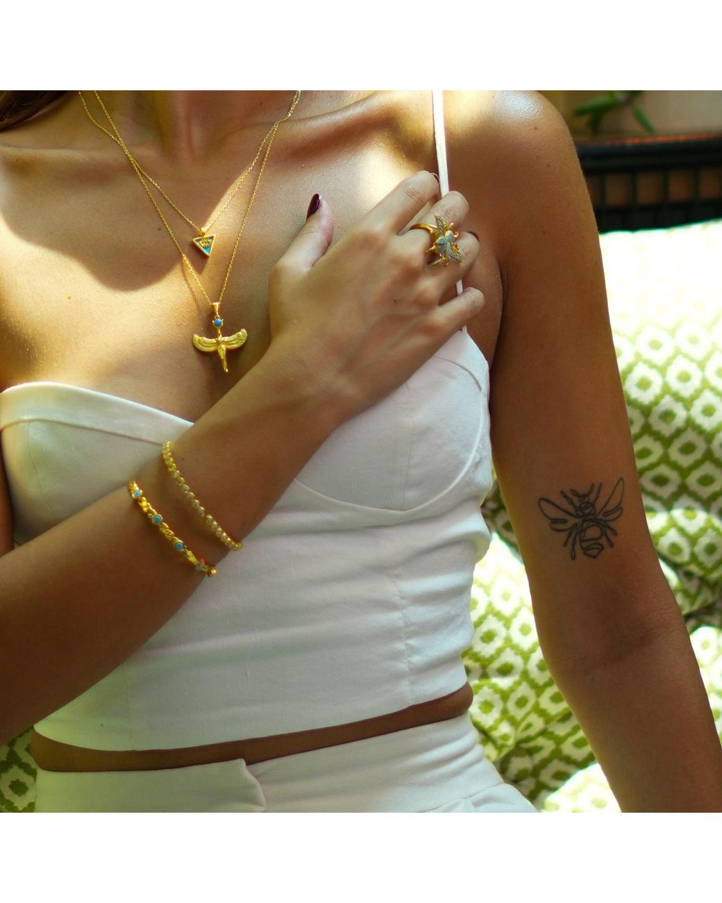 Ebru Jewelry Metallic Twisted & Dainty Cuff Bracelet