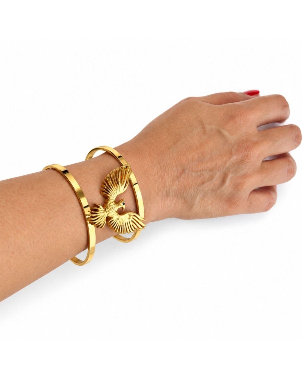 Jagged Halo Jewelry Metallic Phoenix Adjustable-Filled Cuff