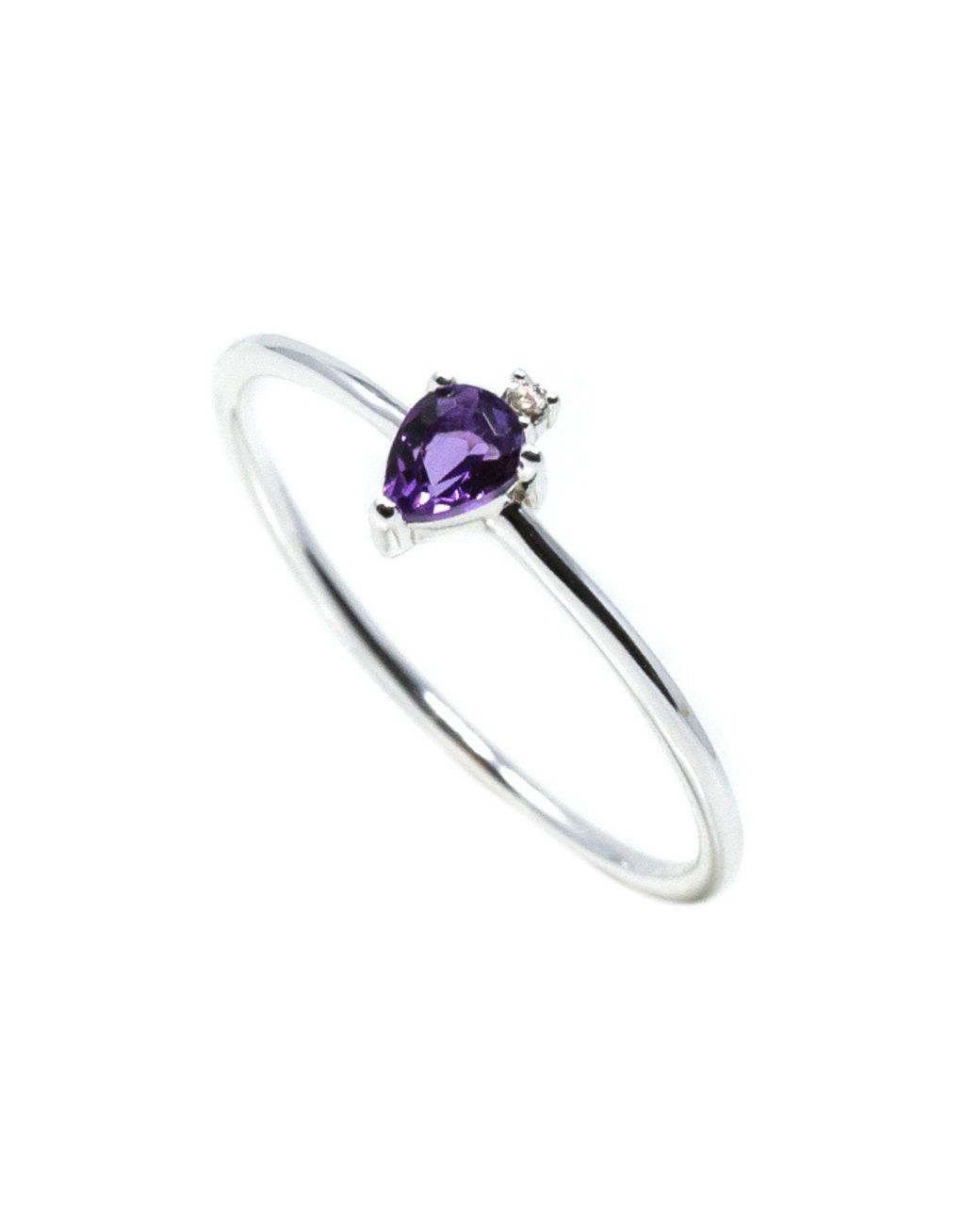 NASI SILVER Multicolor Atarah Ring- Amethyst & Topaz