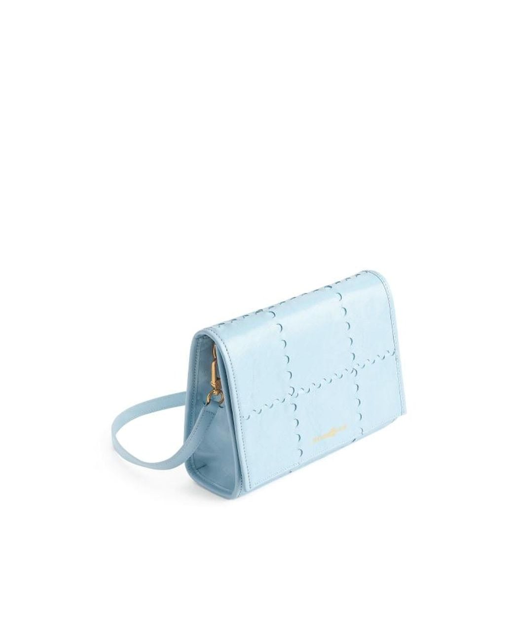 Orange Cube Blue Mosaic Crossbody Bag