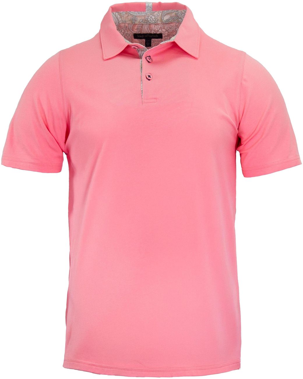 Lords of Harlech Pink Pietro Polo Shirt for men