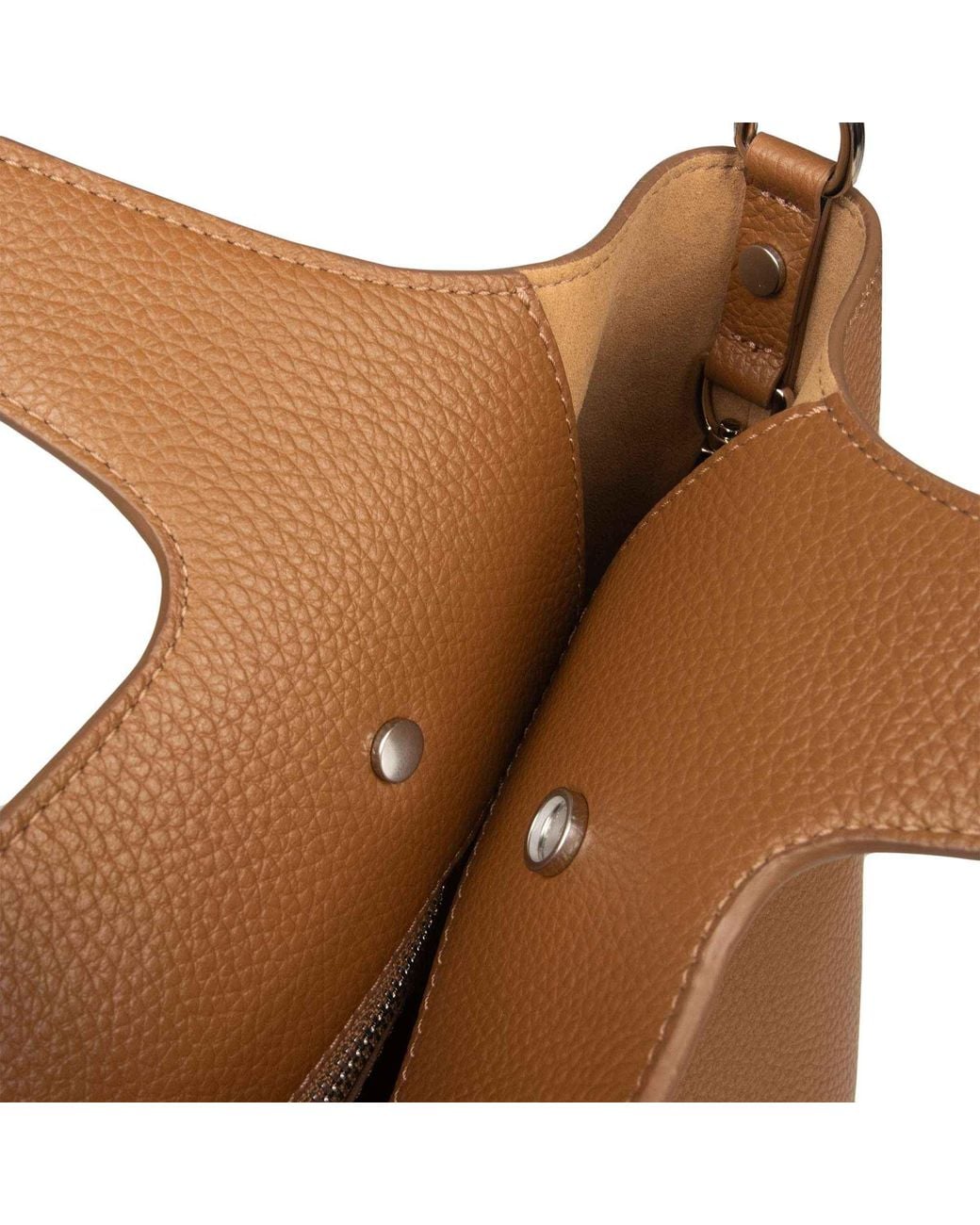 Aarni Brown Aava Tote Bag, Cognac