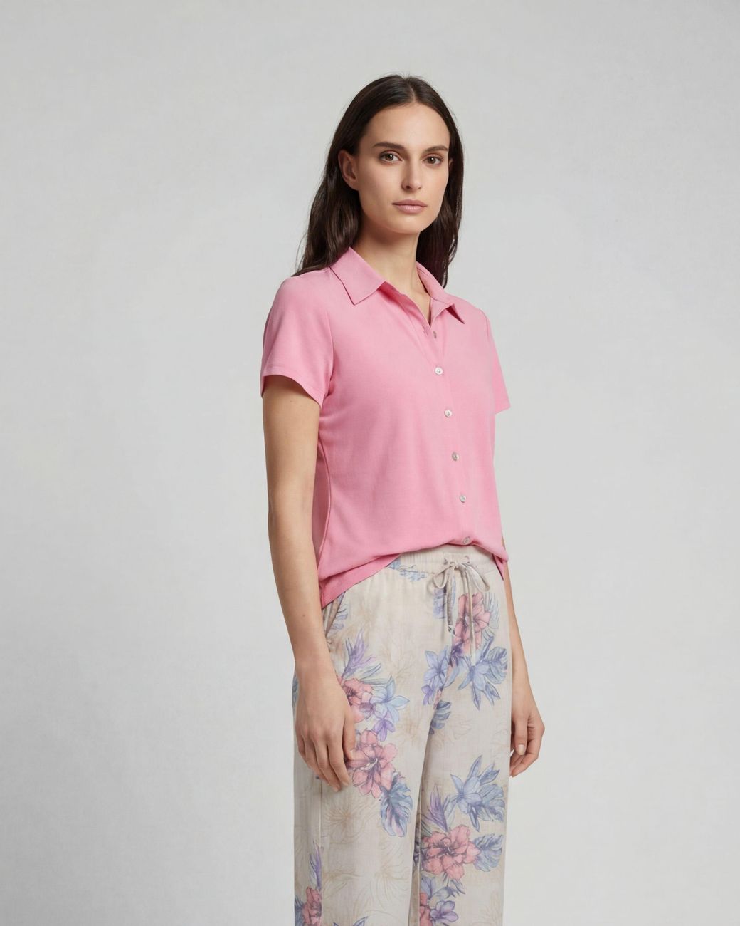 Lords of Harlech Pink Shelley Coral Shirt