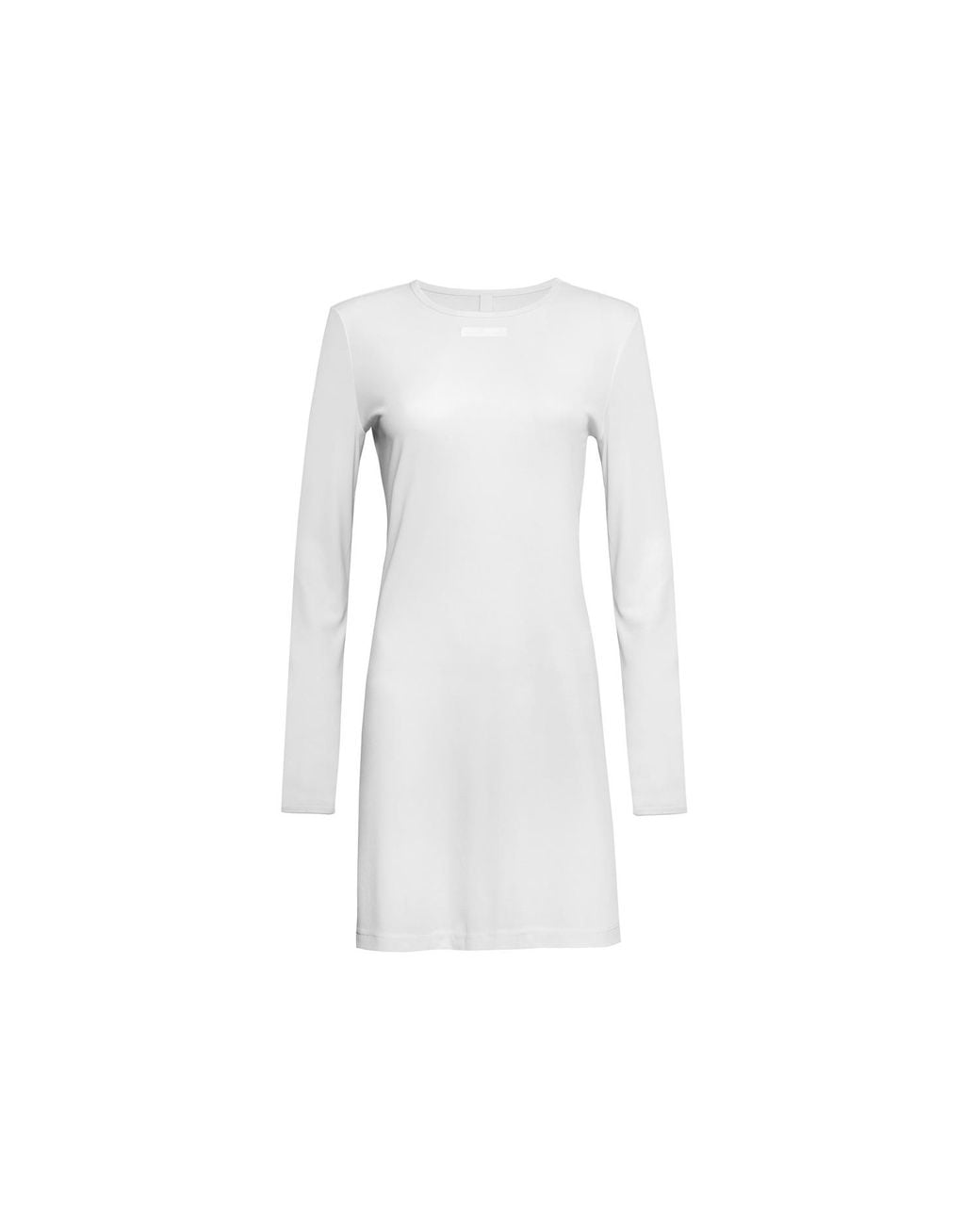 Audrey Vallens White Avlw Rib Dress