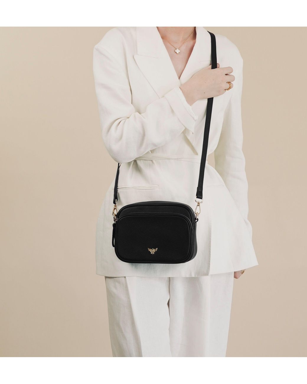 Apatchy London Black The Betty Leather Bag