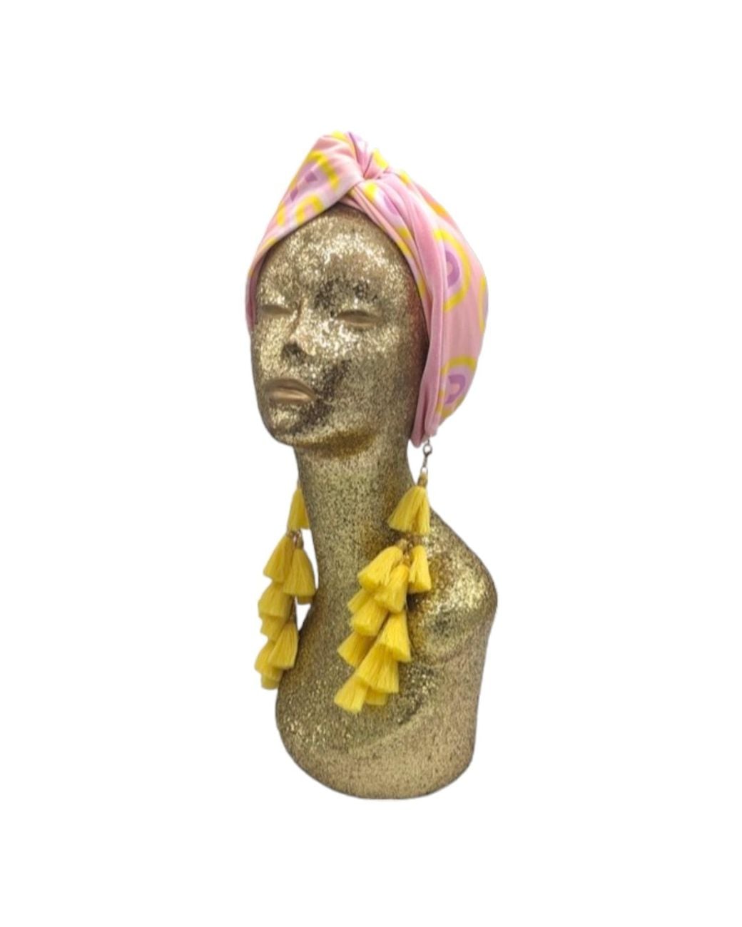 Julia Clancey Yellow Olympia Fondant Chacha Turban Twist