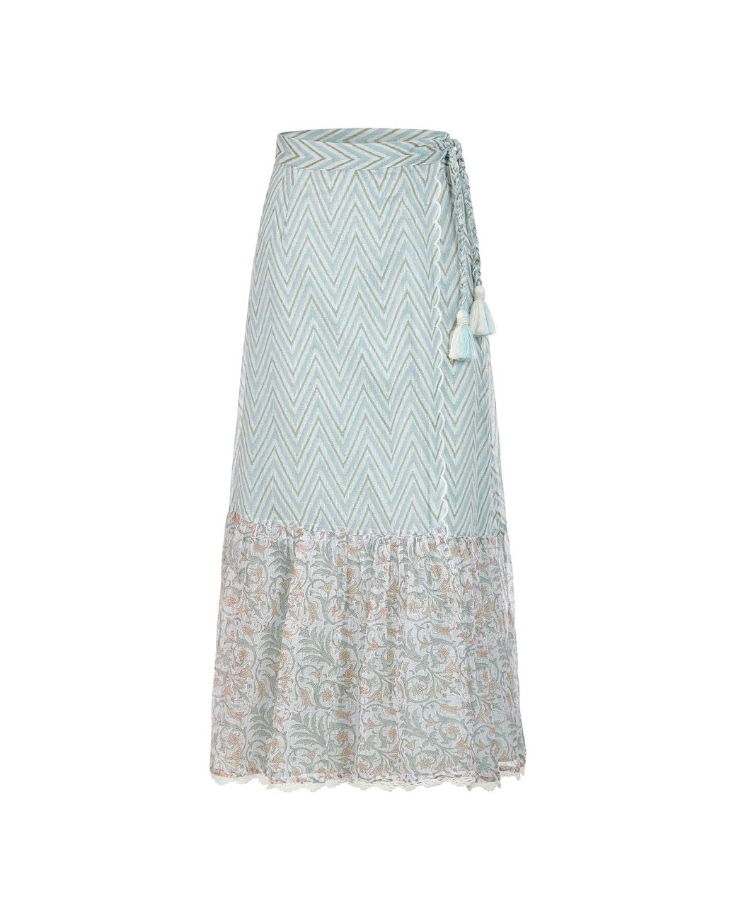 Liminal Gray Maya Wrap Skirt