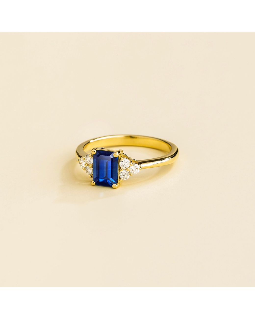Juvetti Blue Chateau Ring Sapphire & Diamonds
