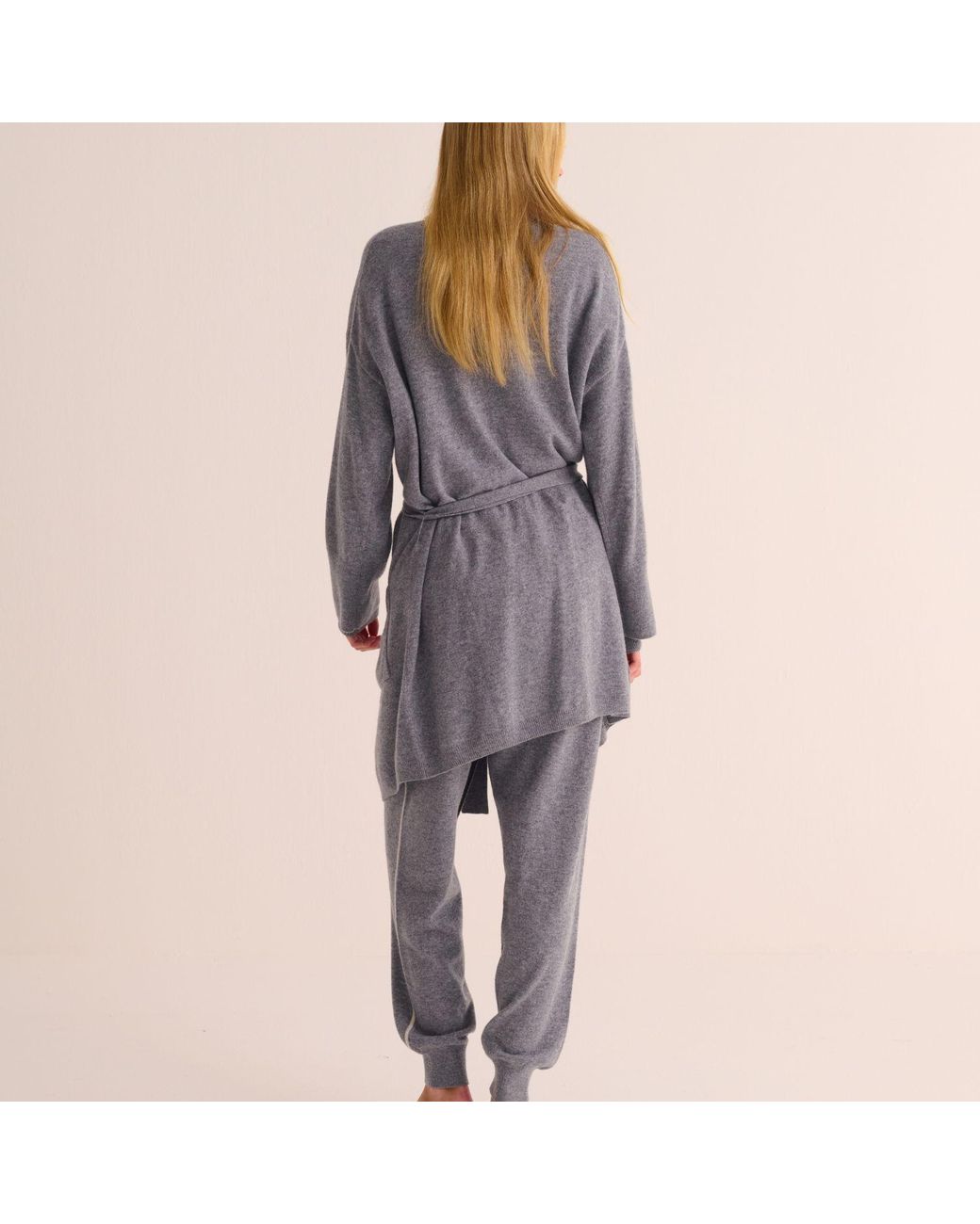 Mamu Dream Blue Pure Cashmere Robe