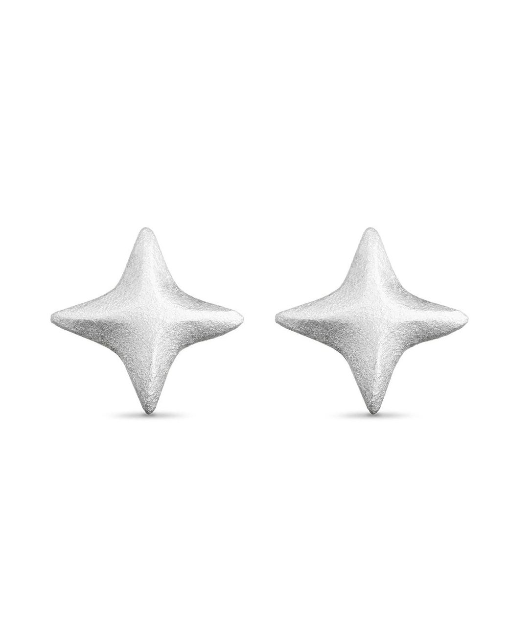 7879 White 925 Mini Star Stud Earrings