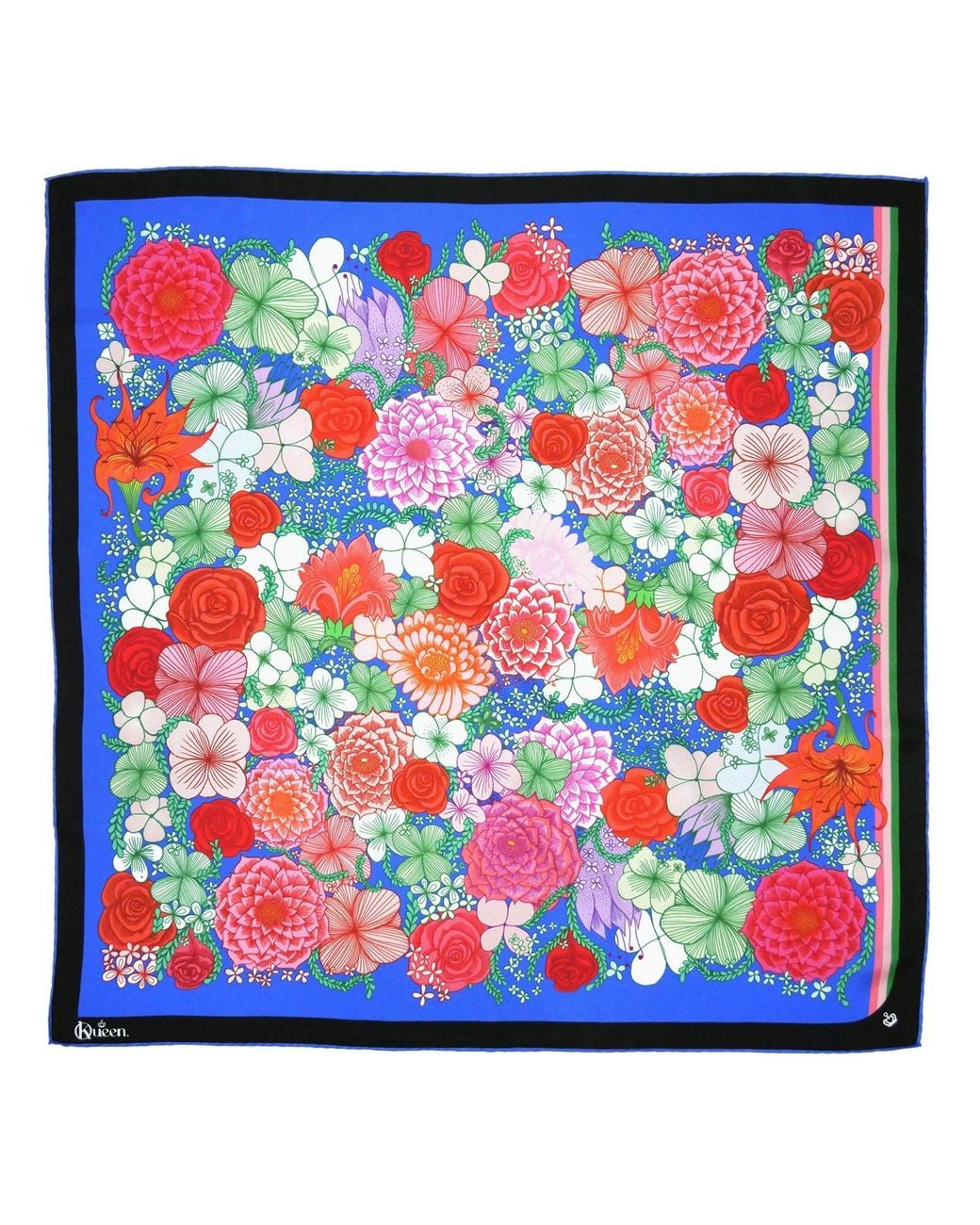Kueen Red Silk Scarf