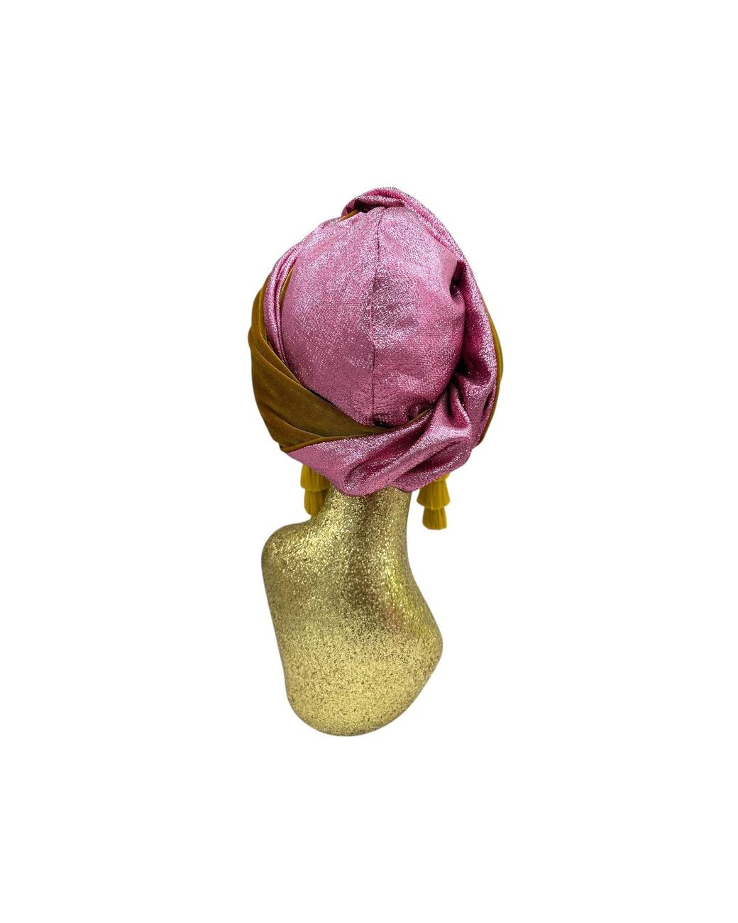 Julia Clancey Yellow Snazzy Golden Fizz Swinglette Turban
