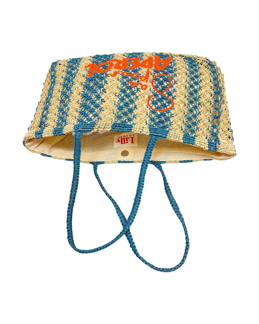 Lilly Loves Blue Sac Pour Aperol Jute Bag
