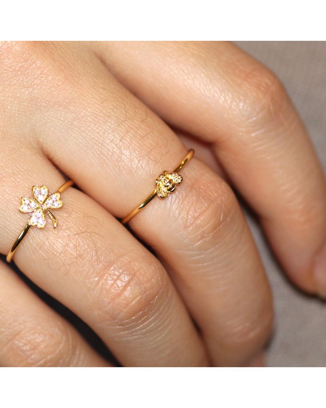 VicStoneNYC Fine Jewelry Metallic You Are My Home, My Honey Bee Ring