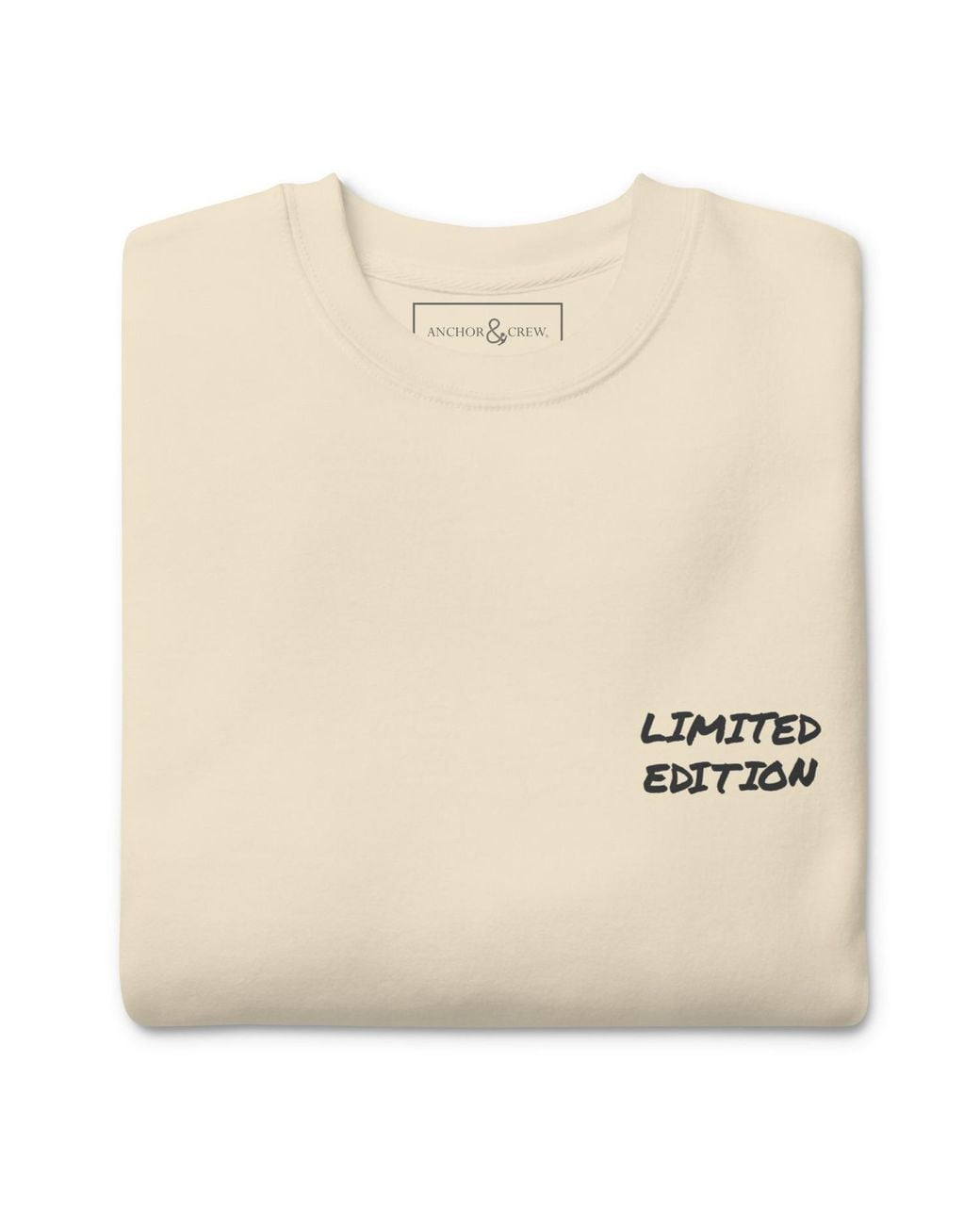 Anchor and Crew Neutrals Natural Limited Edition Annotations Organic Cotton Sweatshirt