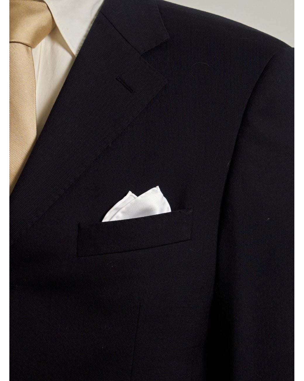 Lost Pattern White Dapper Fold Silk Pocket Square for men