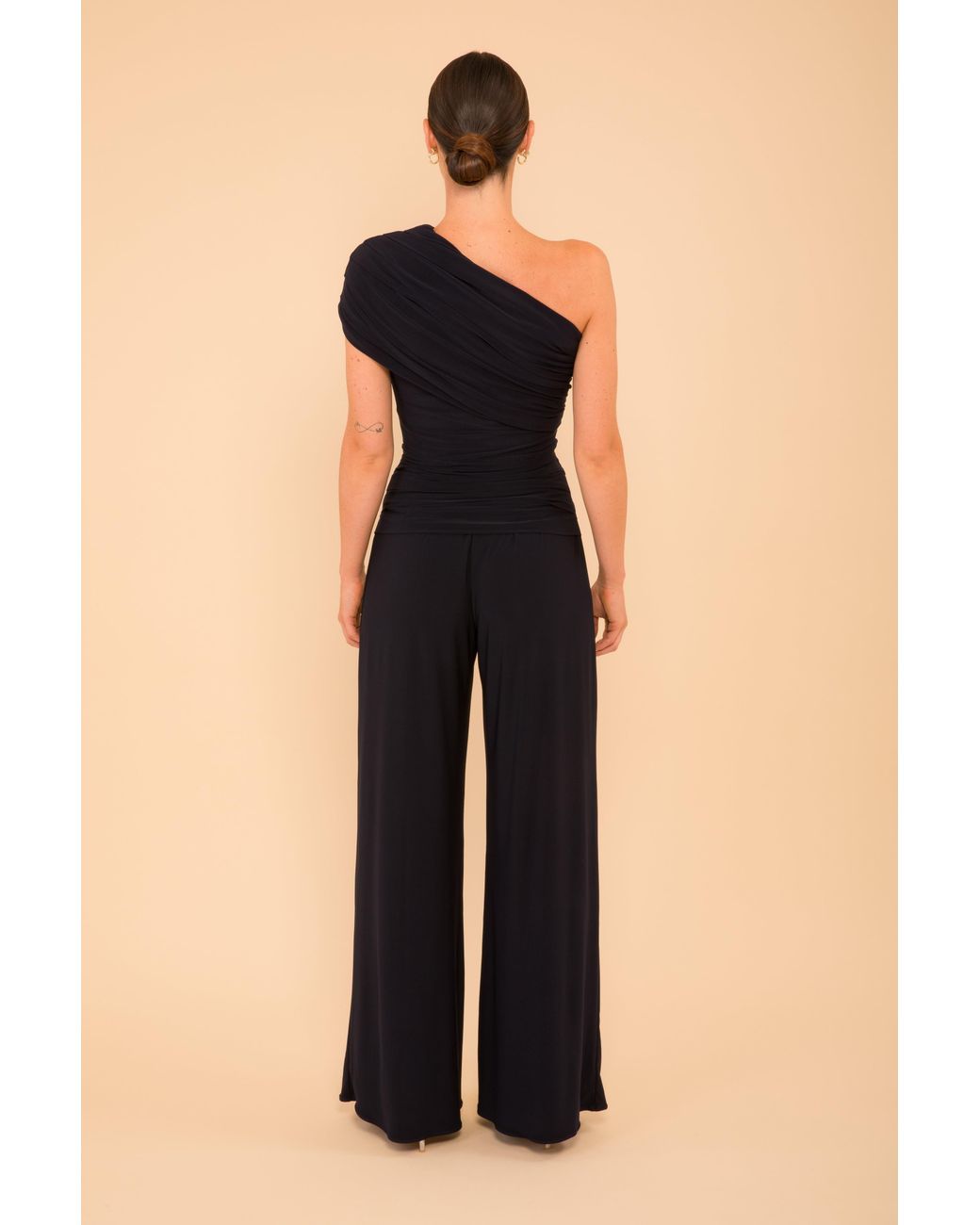 Atom Label Blue Rhodium Jumpsuit