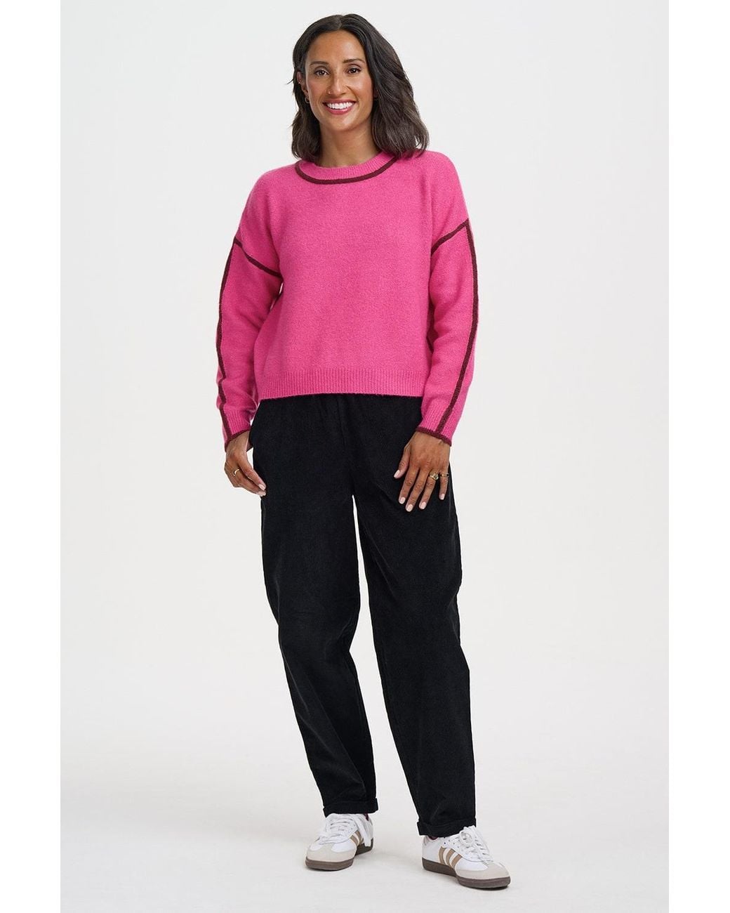 Sugarhill Pink Rozalia Jumper Burgundy