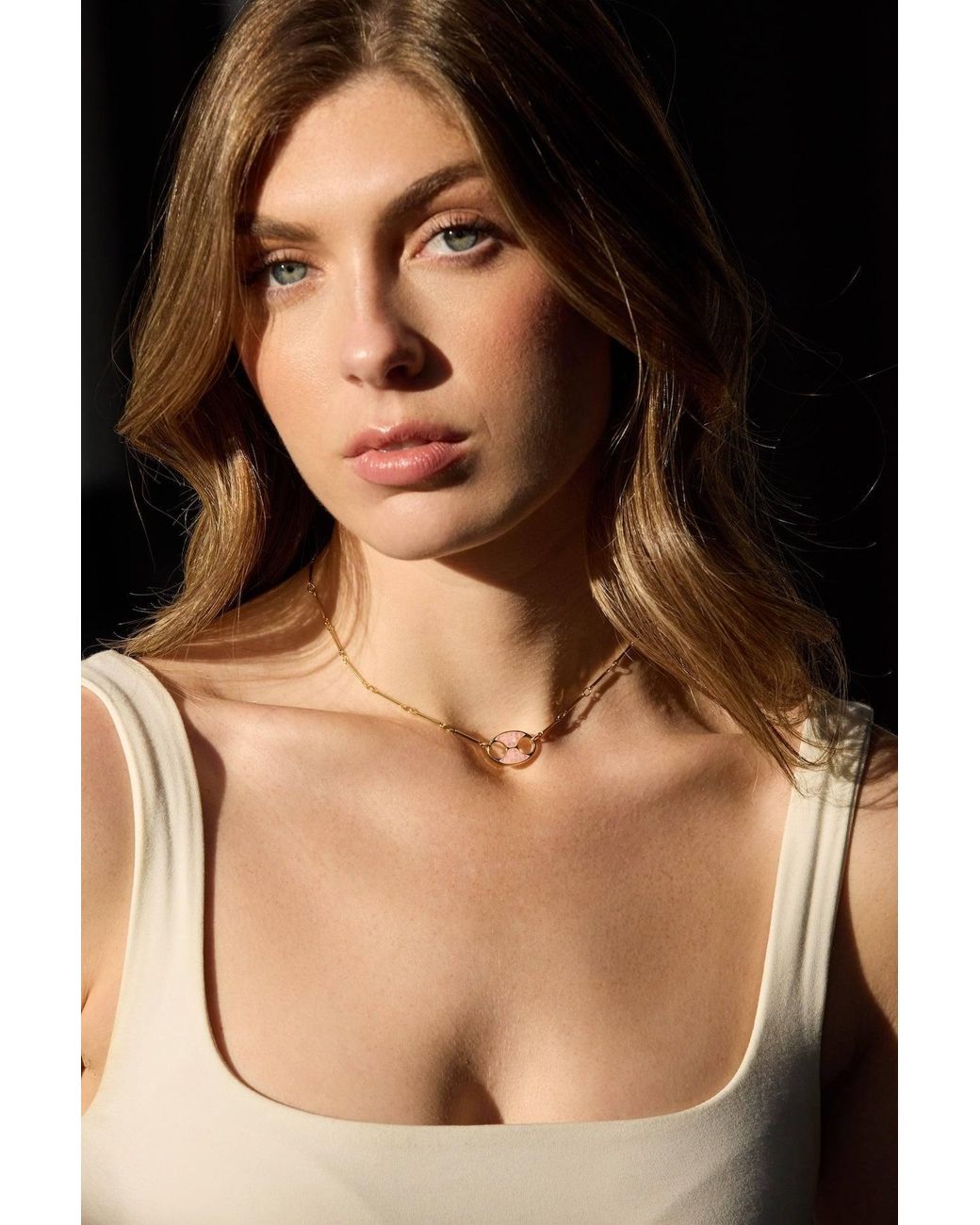 Adriana Pappas Designs Metallic Mini Disco Necklace