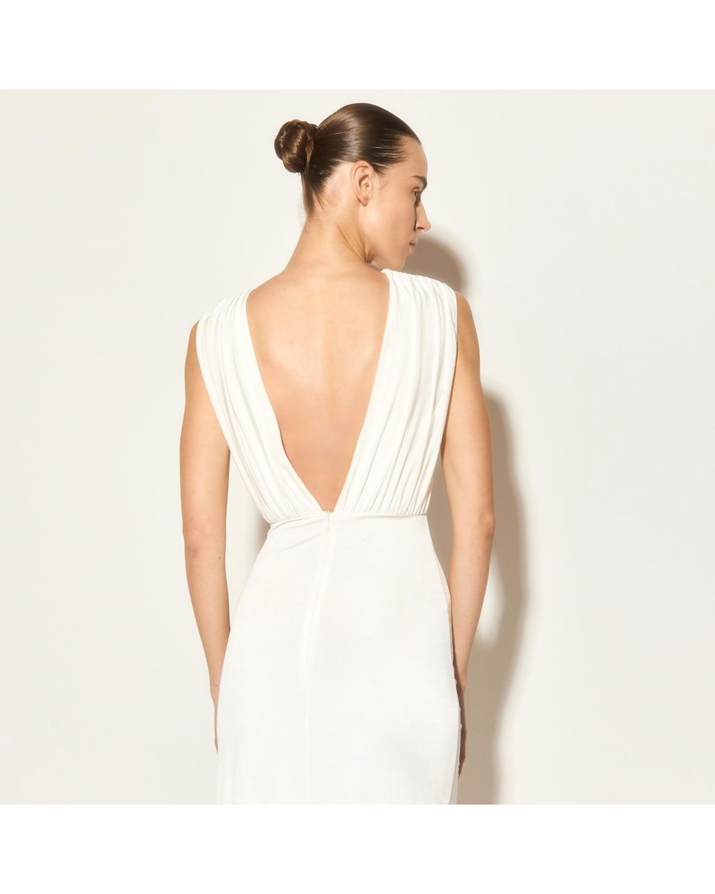 Herfetch White Maxi Amore Dress