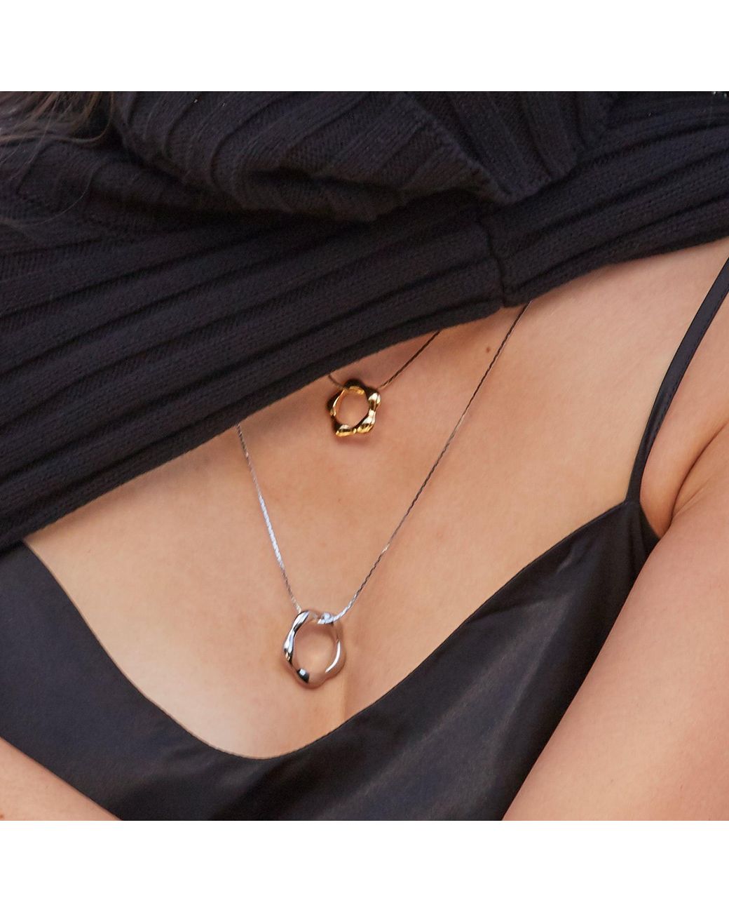 Biko Jewellery White Large Wildflower Pendant