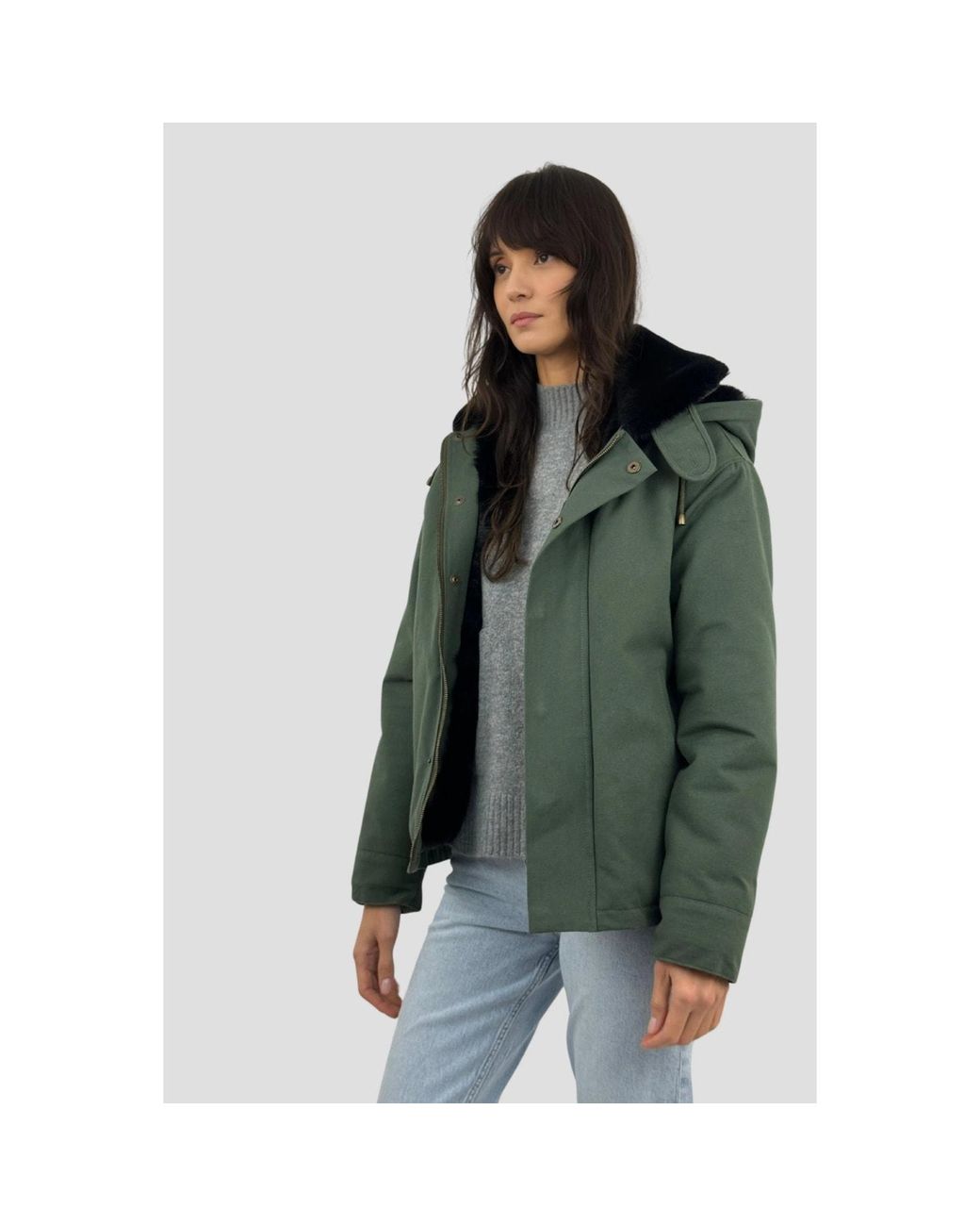 Coulange Green Khaki Heritage Parka