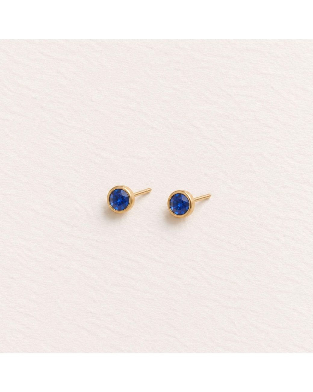 Lily Flo Jewellery Metallic Sapphire Station Necklace