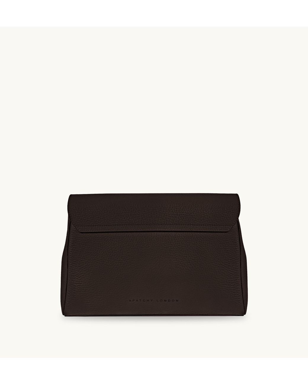 Apatchy London Black The Abi Chocolate Leather Bag