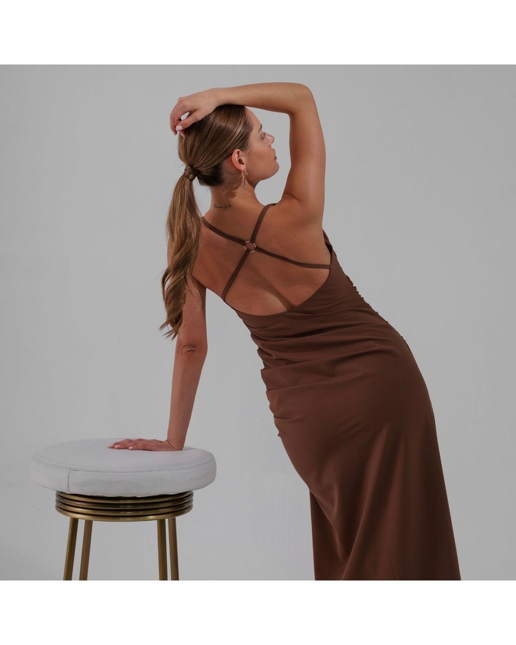 Thisisu Collection Brown Velora Dress
