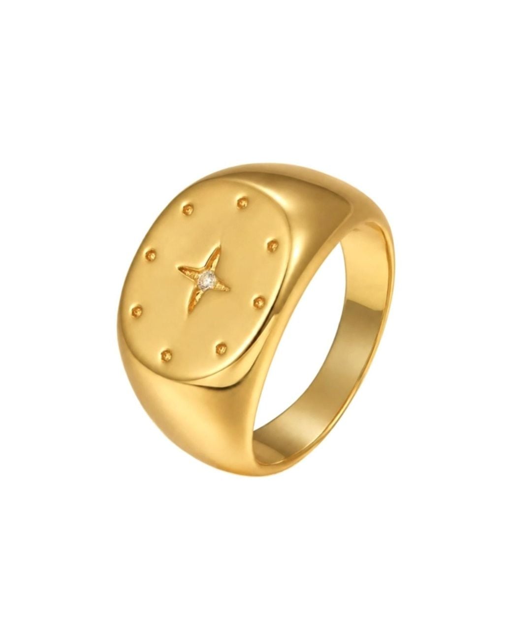 Iris London Metallic Poppy Ring