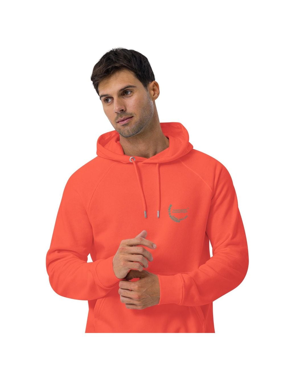 Anchor and Crew Red Burnt Creativity Is The Sport Creative Standard Organic Cotton Hoodie for men