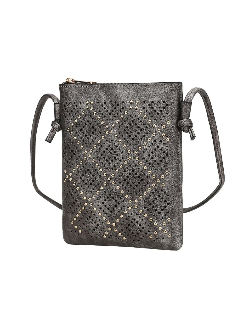 Mkf Collection - J'omor Gray Leysha Crossbody Bag
