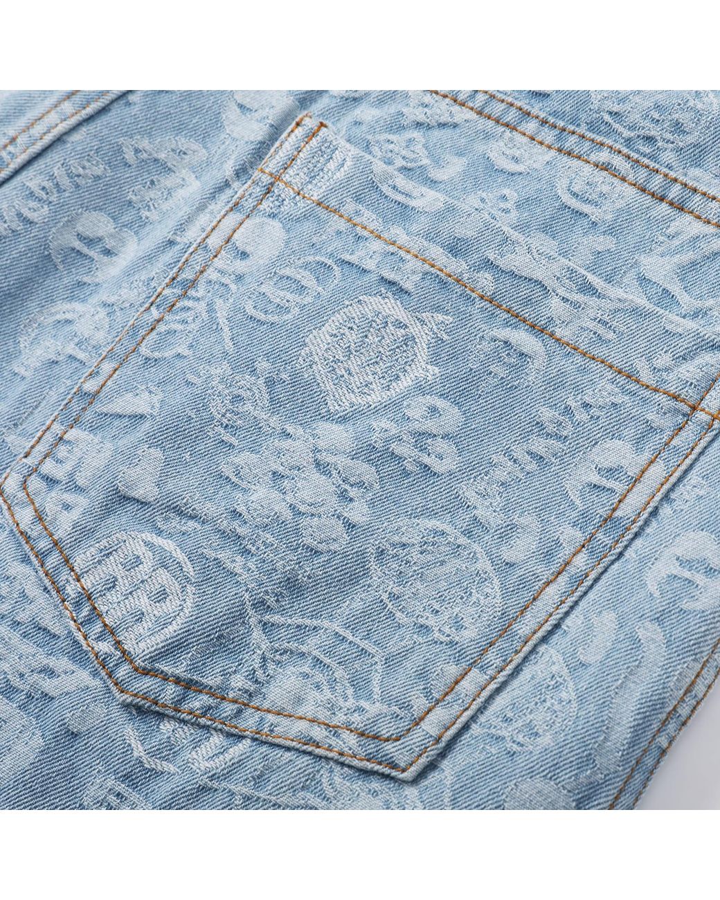 VERYRARE Blue Monogram Pants for men