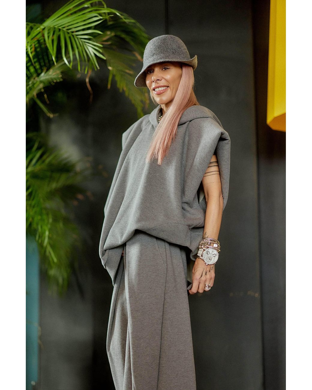 Clothes by Locker Room Gray Two Piece Set