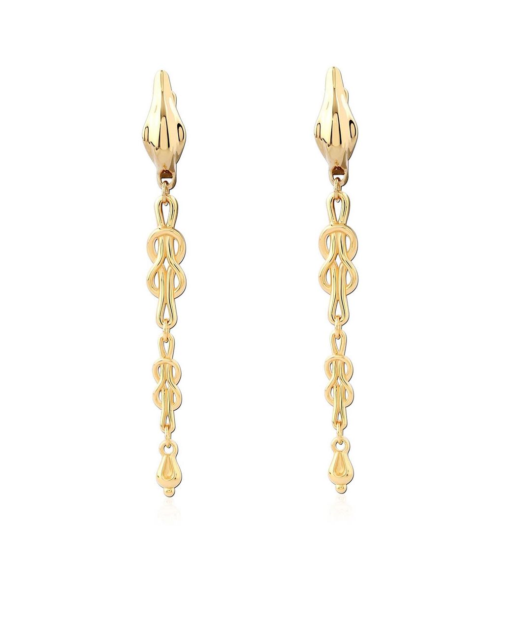 Astor & Orion White Hecate Knot Dangle