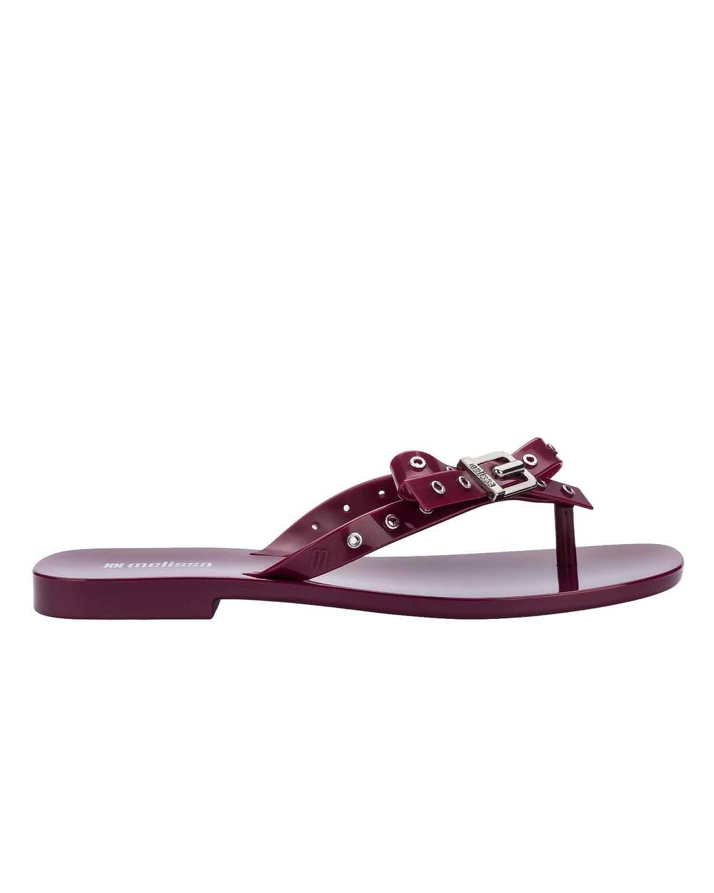Melissa Purple Harmonic Squared Flat Thong