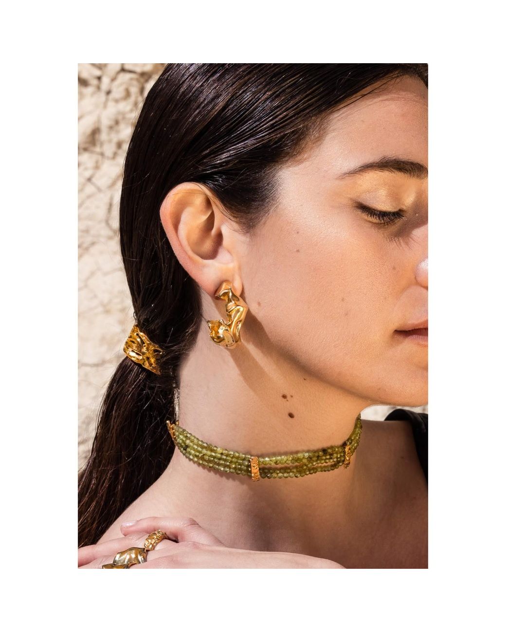 Lavani Jewels Metallic Jenner Hoops
