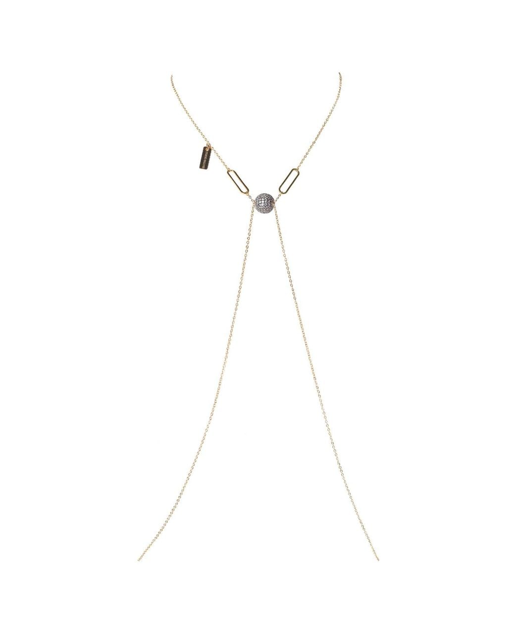 Studio Baloge White Aziza Body Chain