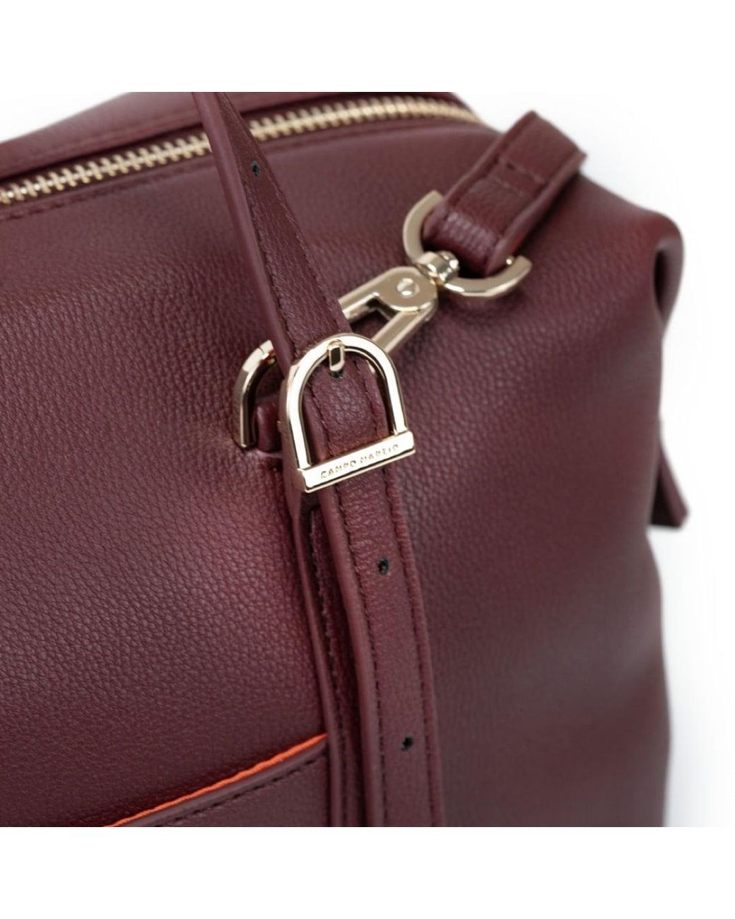 CAMPO MARZIO Roma 1933 Purple Ariana Bowling Bag